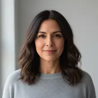 Illustrative portrait of a woman