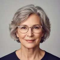 Illustrative portrait of a woman