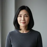 Illustrative portrait of a woman